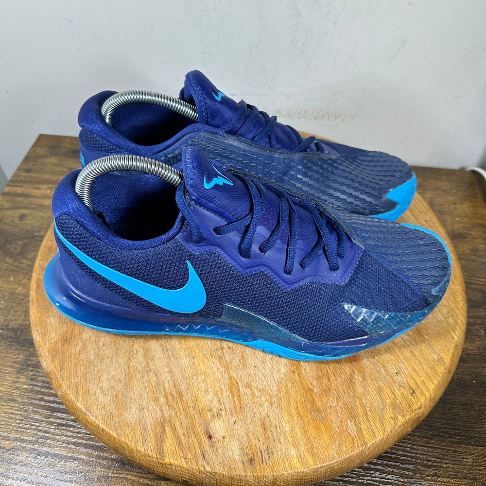 Nike Court Zoom Vapor Cage 4 Rafa Mens Tennis Shoes Blue DD1579-401 Size 9